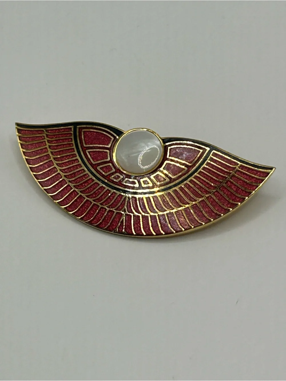 Isle of Paradise Egyptian Wing Style Brooch